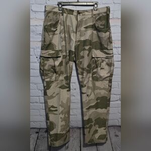 Cabelas Microtex Classic Pants Outfitter Camo Green Gray